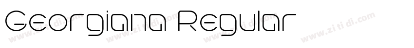 Georgiana Regular字体转换 Georgiana Regular字体转换
